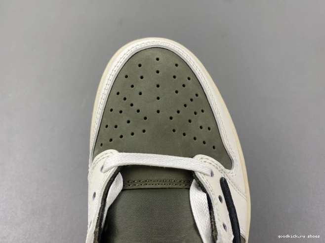 Cheap LOW AIR X DM7866-200 MEDIUM OG TRAVIS OLIVE SCOTT JORDAN 1 0704